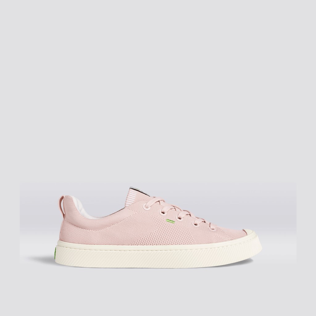 IBI Cariuma Low Top Bamboo Weave Knit Vegan Rose Homme | QUJ-2487219